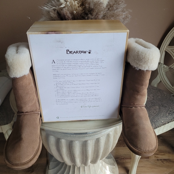 Bearpaw women's boots, size 8 medium, Marissa, hickory color - Picture 3 of 6